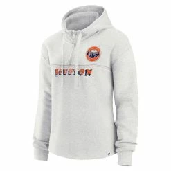 Coupon ⭐ Women's Fanatics Branded Oatmeal Houston Astros True Classics Legacy Quarter-Zip Hoodie 🎉 -women‘s clothing store unnamed file 2053