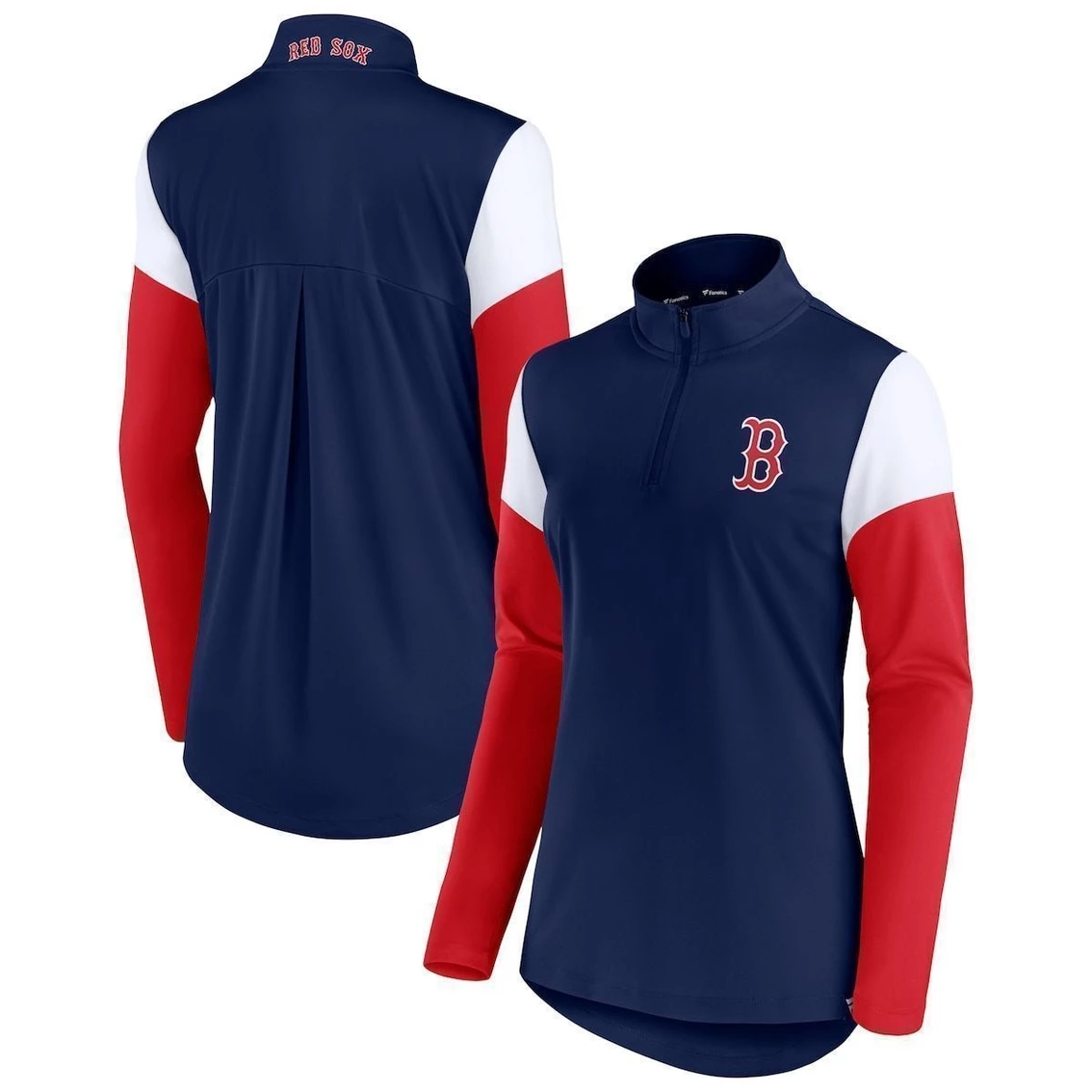 Best Pirce π Women's Fanatics Branded Navy/Red Boston Red Sox Authentic Fleece Quarter-Zip Jacket 𧨠3 Best Pirce π Women's Fanatics Branded Navy/Red Boston Red Sox Authentic Fleece Quarter-Zip Jacket π§¨