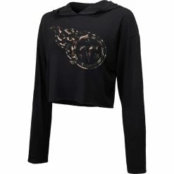 Coupon 🧨 Women's Majestic Threads Black Tennessee Titans Leopard Cropped Pullover Hoodie 👏 -women‘s clothing store unnamed file 2088