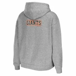 Discount 🔥 Women's WEAR By Erin Andrews Heather Gray San Francisco Giants Full-Zip Hoodie ❤️ -women‘s clothing store unnamed file 2117