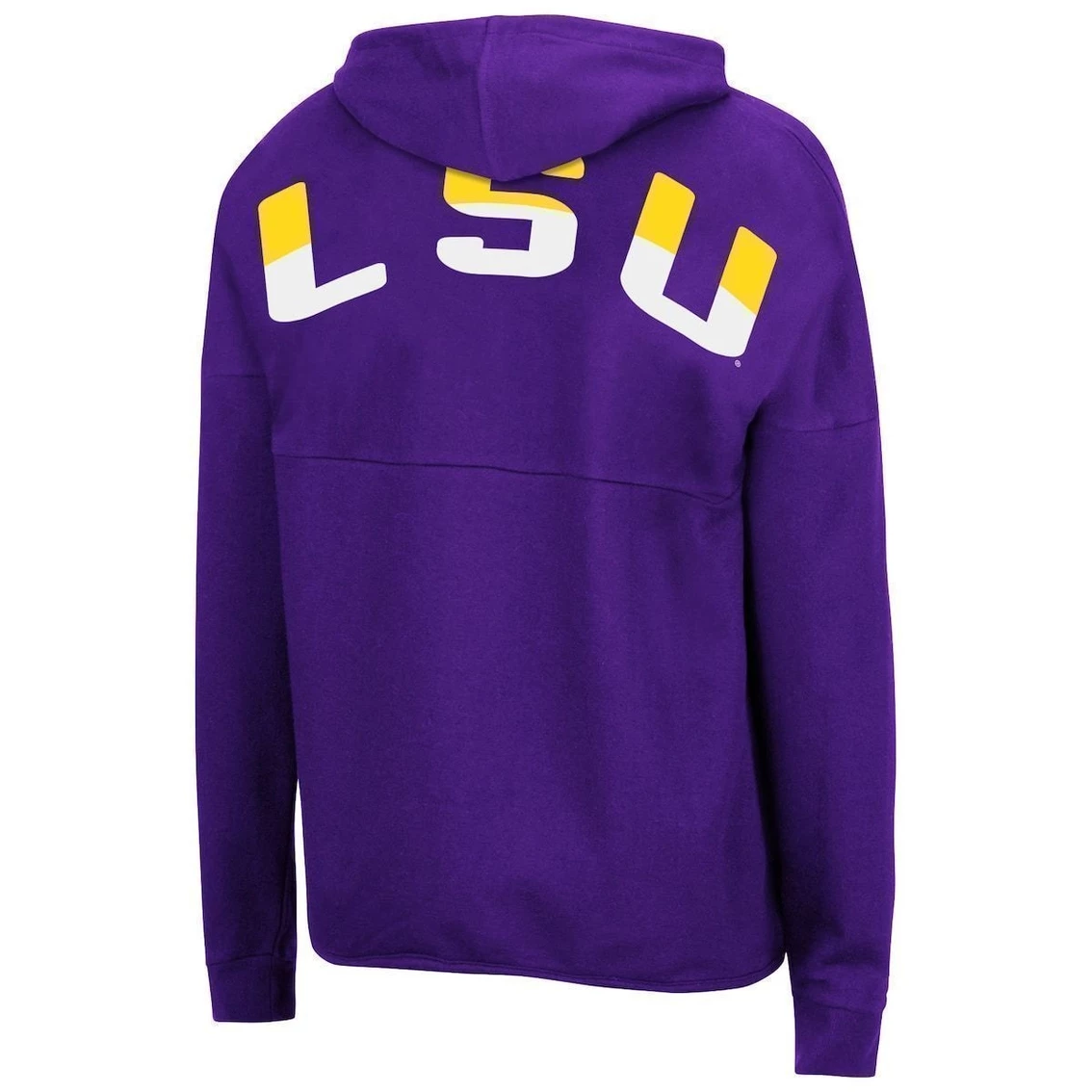 Hot Sale π Women's Colosseum Purple LSU Tigers 2-Hit Full-Zip Hoodie π 6 Hot Sale π Women's Colosseum Purple LSU Tigers 2-Hit Full-Zip Hoodie π - Image 4