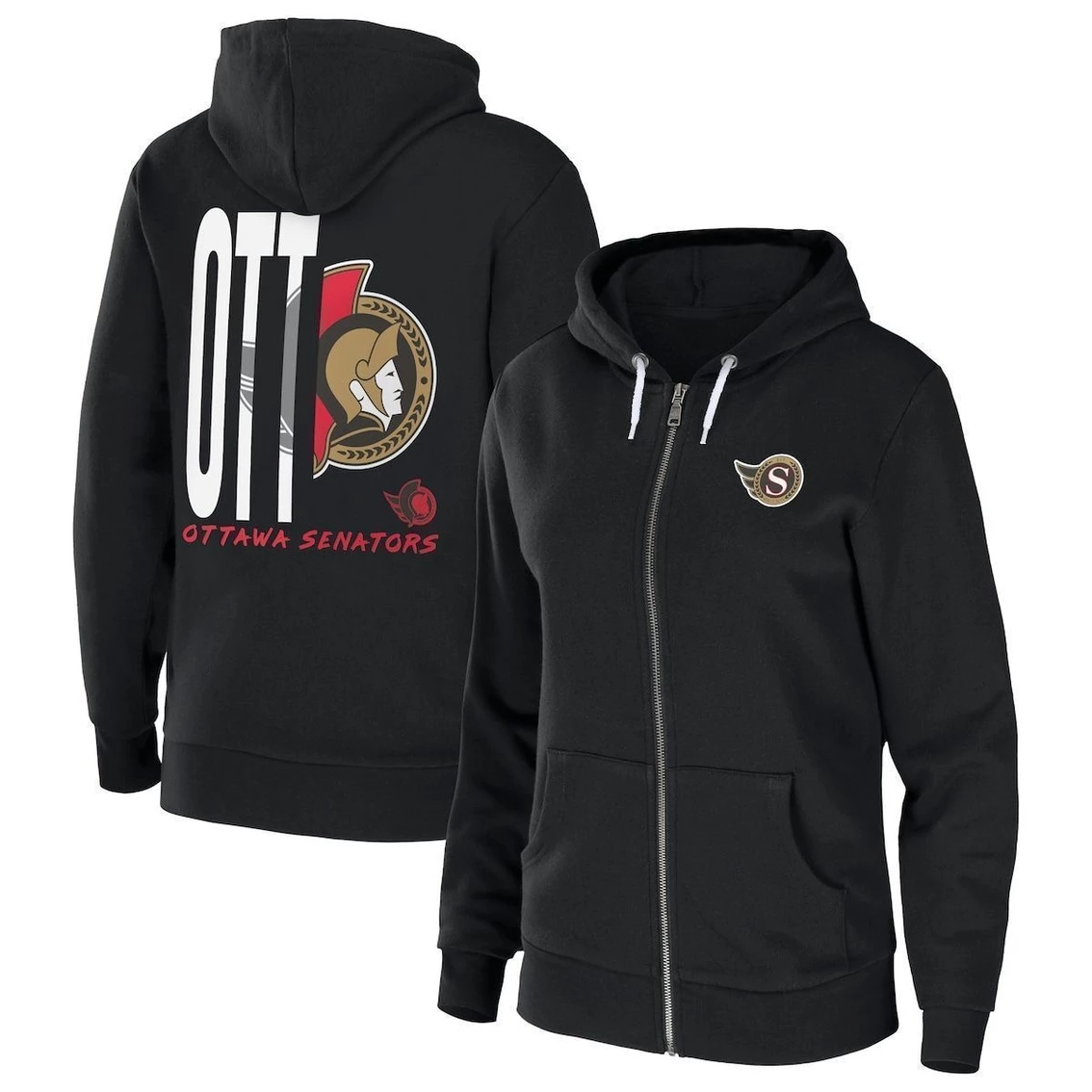 Brand new π Women's WEAR By Erin Andrews Black Ottawa Senators Sponge Fleece Full-Zip Hoodie π 3 Brand new π Women's WEAR By Erin Andrews Black Ottawa Senators Sponge Fleece Full-Zip Hoodie π