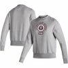 Best Sale ⭐ Women's Adidas Heathered Gray Texas A&M Aggies Vintage Circle Pullover Sweatshirt 🥰 -women‘s clothing store unnamed file 2164