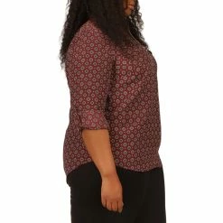 Cheapest 🧨 Michael Kors Plus Size PJ Foulard Lock Zip 👚 Shirt 💯 -women‘s clothing store unnamed file 218