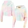 Best Sale 😉 Women's League Collegiate Wear Pink/White Michigan State Spartans Tie-Dye Cropped Pullover Hoodie 😀 -women‘s clothing store unnamed file 2200