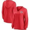 Deals ✔️ Women's Fanatics Branded Red Kansas City Chiefs Jumper V-Neck Pullover Hoodie 😀 -women‘s clothing store unnamed file 2212