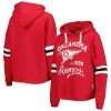 Promo 🔔 Women's Pressbox Crimson Oklahoma Sooners Super Pennant Pullover Hoodie 👍 -women‘s clothing store unnamed file 2216