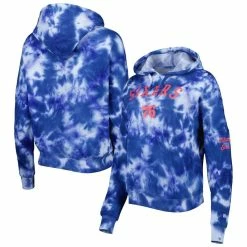 Cheap 🔥 Women's New Era Royal Philadelphia 76ers Brushed Cotton Tie-Dye Pullover Hoodie 😍 -women‘s clothing store unnamed file 2225
