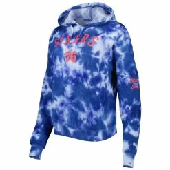 Cheap 🔥 Women's New Era Royal Philadelphia 76ers Brushed Cotton Tie-Dye Pullover Hoodie 😍 -women‘s clothing store unnamed file 2226