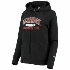 Brand new ✨ Women's Champion Black Alabama Crimson Tide University Full-Zip Hoodie 😍 -women‘s clothing store unnamed file 2230