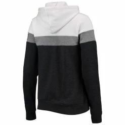 Cheap 🔔 Women's New Era Heathered Black Chicago White Sox Colorblock Full-Zip Hoodie Jacket ❤️ -women‘s clothing store unnamed file 2238
