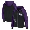 Cheap 🧨 Women's WEAR By Erin Andrews Black Baltimore Ravens Colorblock Full-Zip Hoodie 😉 -women‘s clothing store unnamed file 2239