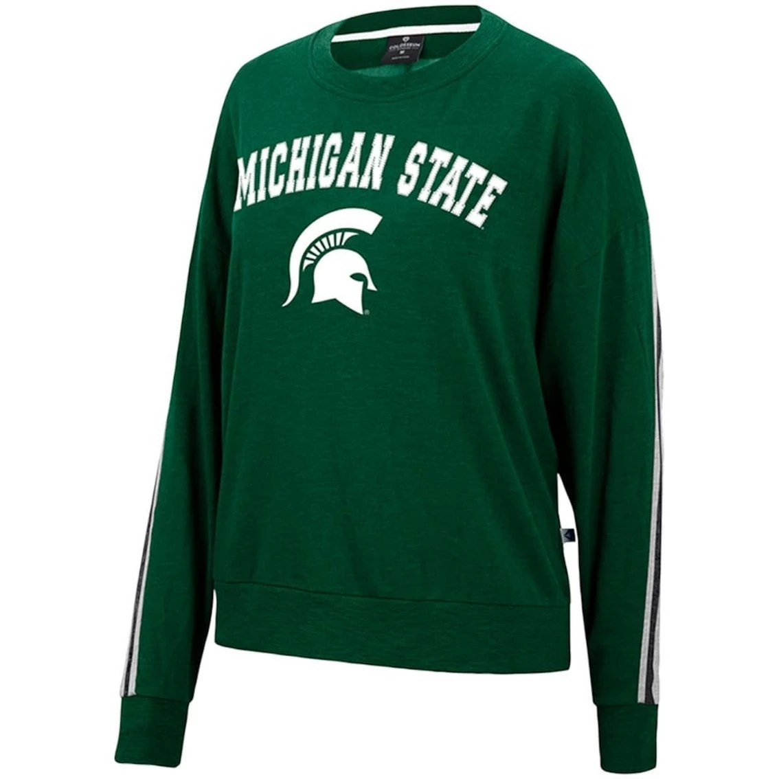 Brand new π Women's Colosseum Heathered Green Michigan State Spartans Team Oversized Pullover Sweatshirt β¨ 5 Brand new π Women's Colosseum Heathered Green Michigan State Spartans Team Oversized Pullover Sweatshirt β¨ - Image 3