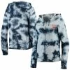 Outlet ❤️ Women's New Era Navy Minnesota Twins Tie-Dye Fleece Full-Zip Hoodie 👏 -women‘s clothing store unnamed file 2275