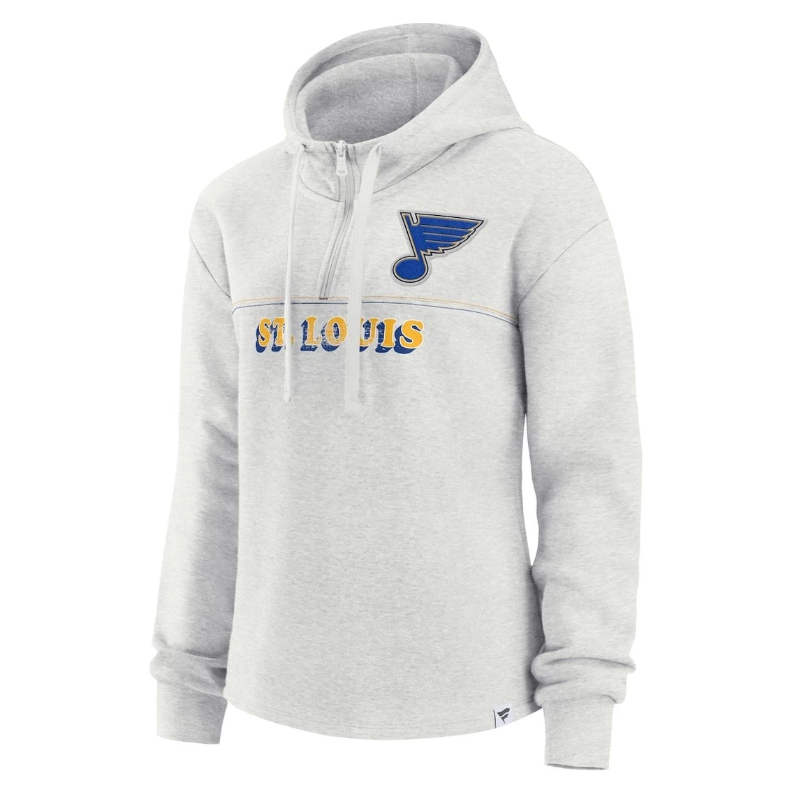 Best Pirce π Women's Fanatics Branded Ash St. Louis Blues True Classics Legacy Quarter-Zip Hoodie 𧨠5 Best Pirce π Women's Fanatics Branded Ash St. Louis Blues True Classics Legacy Quarter-Zip Hoodie 𧨠- Image 3