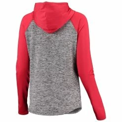 Brand new 😍 Women's G-III 4Her By Carl Banks Heathered Gray/Red Tampa Bay Buccaneers Championship Ring Pullover Hoodie 👏 -women‘s clothing store unnamed file 2290