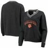 Best reviews of 🎉 Women's League Collegiate Wear Heathered Black Clemson Tigers Victory Springs Tri-Blend V-Neck Pullover Sweatshirt 💯 -women‘s clothing store unnamed file 2321