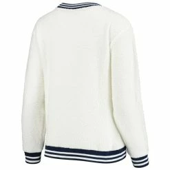 Discount 😉 Women's Concepts Sport Cream/Navy Washington Capitals Granite Sherpa Pullover Sweatshirt 🎉 -women‘s clothing store unnamed file 2336