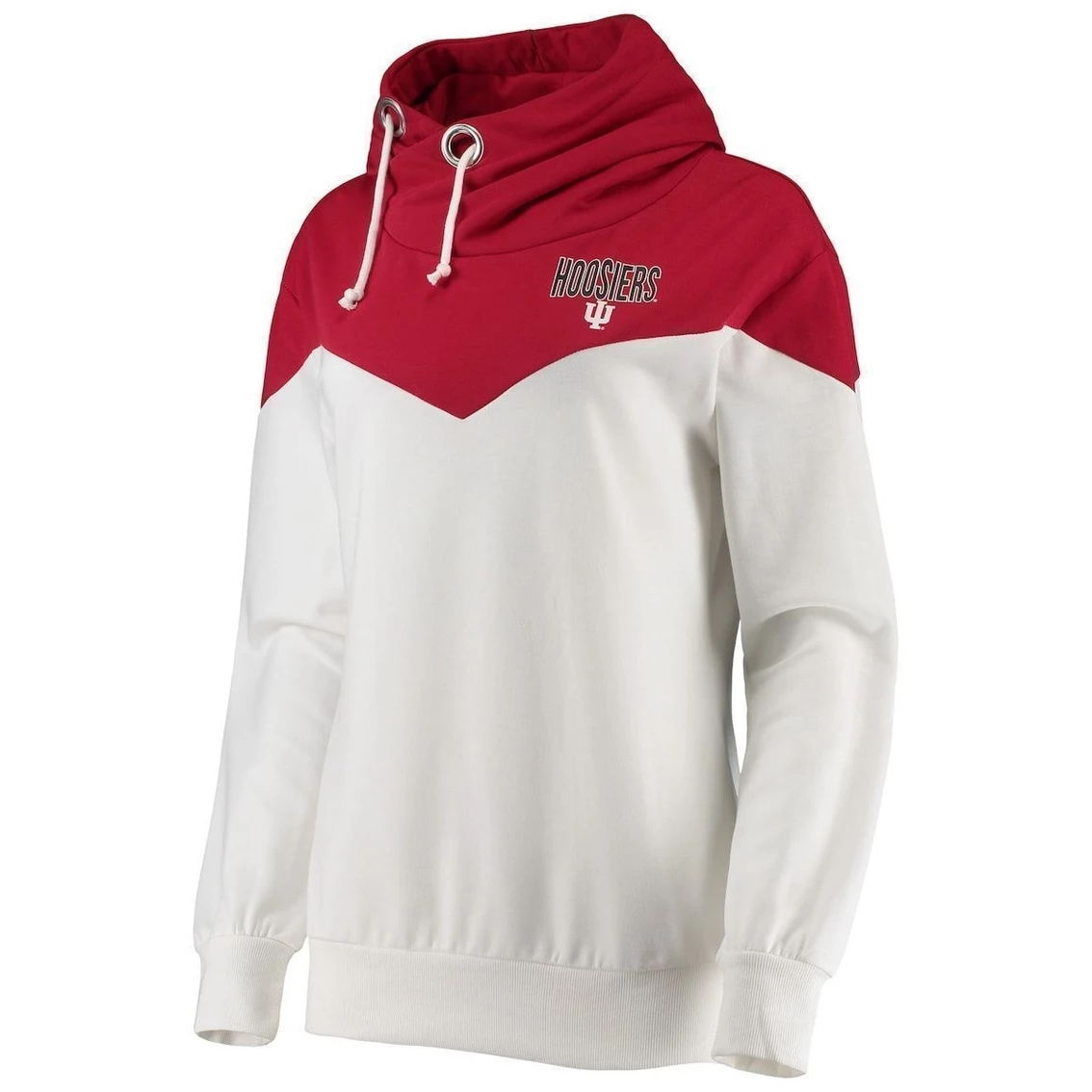 Flash Sale β¨ Women's Gameday Couture White/Crimson Indiana Hoosiers Old School Arrow Blocked Cowl Neck Tri-Blend Pullover Hoodie π₯ 5 Flash Sale β¨ Women's Gameday Couture White/Crimson Indiana Hoosiers Old School Arrow Blocked Cowl Neck Tri-Blend Pullover Hoodie π₯ - Image 3