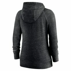 Brand new 🛒 Women's Nike Heathered Black Pittsburgh Pirates Wordmark Gym Vintage Raglan Full-Zip Hoodie 🔔 -women‘s clothing store unnamed file 2368