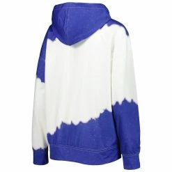 Brand new 🔔 Women's Gameday Couture White/Royal Kansas Jayhawks For The Fun Double Dip-Dyed Pullover Hoodie 💯 -women‘s clothing store unnamed file 2376