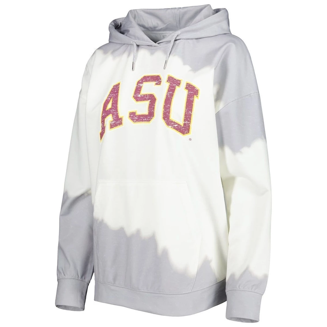 Top 10 π― Women's Gameday Couture White/Gray Arizona State Sun Devils For The Fun Double Dip-Dyed Pullover Hoodie βοΈ 5 Top 10 π― Women's Gameday Couture White/Gray Arizona State Sun Devils For The Fun Double Dip-Dyed Pullover Hoodie βοΈ - Image 3