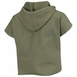 Flash Sale ✔️ Women's Original Retro Brand Olive Arizona State Sun Devils Cropped Tri-Blend Short Sleeve Pullover Hoodie ⌛ -women‘s clothing store unnamed file 2426