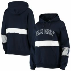 Budget 👍 Women's Refried Apparel Navy New York Yankees Sustainable Pullover Hoodie 😉