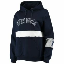 Budget 👍 Women's Refried Apparel Navy New York Yankees Sustainable Pullover Hoodie 😉 -women‘s clothing store unnamed file 2433