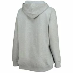 Brand new 🛒 Profile 👩 Women's Heather Gray Kansas City Royals Plus Size Notch Neck Fleece Pullover Hoodie 🎉 -women‘s clothing store unnamed file 2446