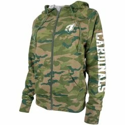 New ⭐ Women's New Era Camo Arizona Cardinals Raglan Full-Zip Hoodie 👏 -women‘s clothing store unnamed file 2449