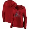 Discount ✔️ Women's Fanatics Branded Red Arizona Diamondbacks Official Logo Crossover V-Neck Pullover Hoodie ✨ -women‘s clothing store unnamed file 2505