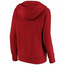 Discount ✔️ Women's Fanatics Branded Red Arizona Diamondbacks Official Logo Crossover V-Neck Pullover Hoodie ✨ -women‘s clothing store unnamed file 2508