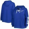 Buy ⌛ Profile 👩 Women's Royal St. Louis Blues Plus Size Lace-Up Pullover Hoodie 🤩