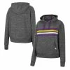 Coupon 👏 Women's Colosseum Charcoal LSU Tigers Backstage Speckled Pullover Hoodie 🔥 -women‘s clothing store unnamed file 2585
