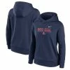 Cheap 🥰 Women's Nike Navy Boston Red Sox Club Angle Performance Pullover Hoodie 🧨