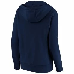 New 👍 Women's Fanatics Branded Navy Detroit Tigers Victory Script Crossover Neck Pullover Hoodie 👏 -women‘s clothing store unnamed file 2632