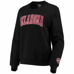Best reviews of 🔔 Women's Colosseum Black Oklahoma Sooners Campanile Pullover Sweatshirt 😉 -women‘s clothing store unnamed file 2643