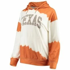 Best reviews of 😍 Women's Gameday Couture White/Texas Orange Texas Longhorns For The Fun Double Dip-Dyed Pullover Hoodie 🌟 -women‘s clothing store unnamed file 2687