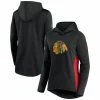 Budget ❤️ Women's Fanatics Branded Black/Red Chicago Blackhawks Authentic Pro Locker Room Pullover Hoodie 🥰 -women‘s clothing store unnamed file 2689