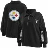 Promo π Women's WEAR By Erin Andrews Black Pittsburgh Steelers Half-Zip Sweatshirt π― 1 Promo π Women's WEAR By Erin Andrews Black Pittsburgh Steelers Half-Zip Sweatshirt π― -womenβs clothing store unnamed file 2697