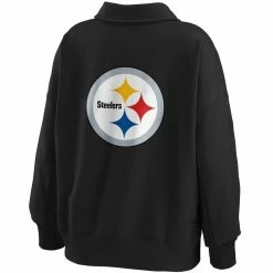 Promo π Women's WEAR By Erin Andrews Black Pittsburgh Steelers Half-Zip Sweatshirt π― 9 Promo π Women's WEAR By Erin Andrews Black Pittsburgh Steelers Half-Zip Sweatshirt π― -womenβs clothing store unnamed file 2700