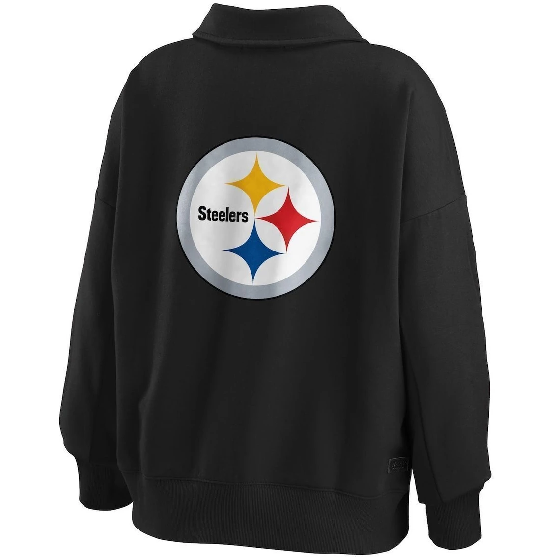 Promo π Women's WEAR By Erin Andrews Black Pittsburgh Steelers Half-Zip Sweatshirt π― 6 Promo π Women's WEAR By Erin Andrews Black Pittsburgh Steelers Half-Zip Sweatshirt π― - Image 4