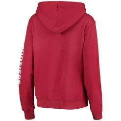 Brand new 🔥 Women's Colosseum Crimson Indiana Hoosiers Loud And Proud Pullover Hoodie 💯 -women‘s clothing store unnamed file 2724