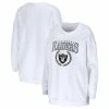 Outlet ⭐ Women's WEAR By Erin Andrews White Las Vegas Raiders Oversized Pullover Sweatshirt 🥰 -women‘s clothing store unnamed file 2771