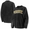 Best reviews of 🥰 Women's Pressbox Black Purdue Boilermakers Comfy Cord Vintage Wash Basic Arch Pullover Sweatshirt ❤️ -women‘s clothing store unnamed file 2775