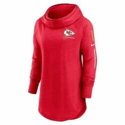 Wholesale ⌛ Women's Nike Red Kansas City Chiefs Minimal Statement Raglan Funnel Neck Pullover Hoodie 🥰 -women‘s clothing store unnamed file 2803