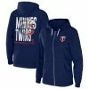 Top 10 ✨ Women's WEAR By Erin Andrews Navy Minnesota Twins Sponge Fleece Full-Zip Hoodie ✨