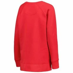 Cheap 🧨 Women's Pressbox Scarlet Nebraska Huskers Steamboat Animal Print Raglan Pullover Sweatshirt 😉 -women‘s clothing store unnamed file 2832