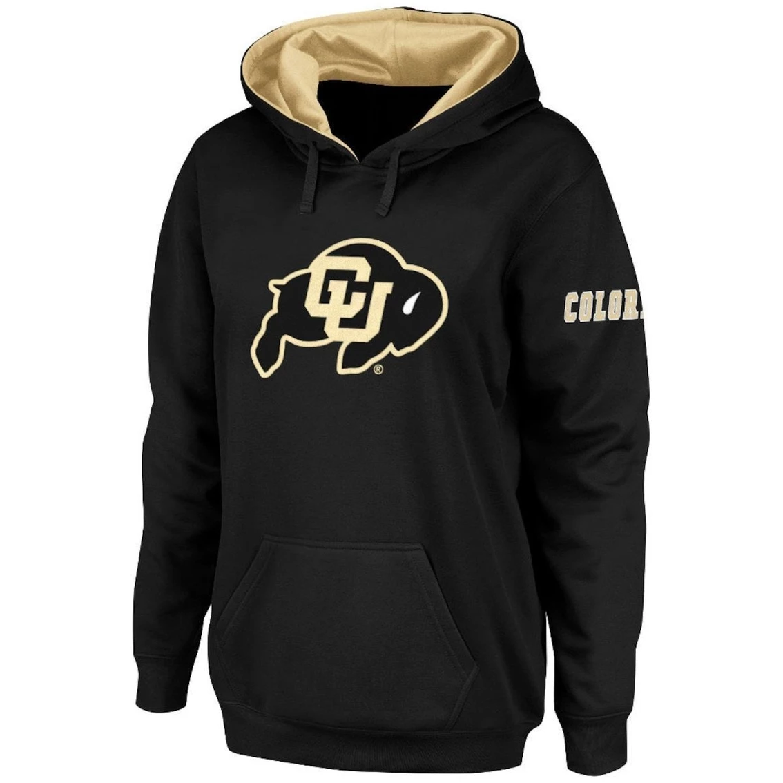 Wholesale 𧨠Women's Stadium Athletic Black Colorado Buffaloes Big Logo Pullover Hoodie π 4 Wholesale 𧨠Women's Stadium Athletic Black Colorado Buffaloes Big Logo Pullover Hoodie π - Image 2